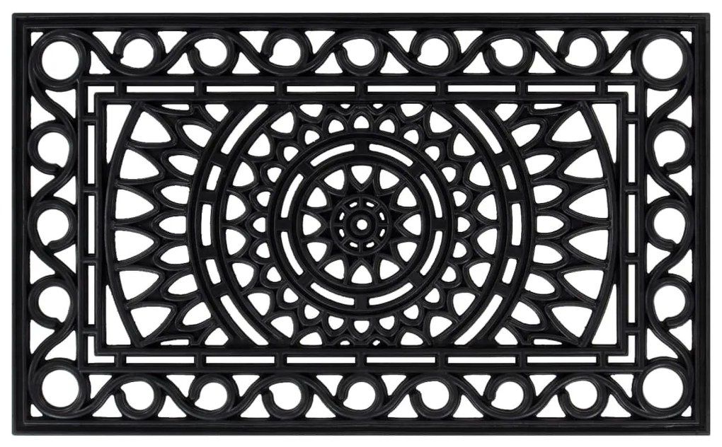Zerbino Rettangolare 45x75 Cm İn Gomma /