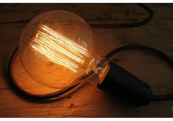 Lampadina decorativa industriale dimmerabile SELRED G125 E27/60W/230V 3000K 120 lm