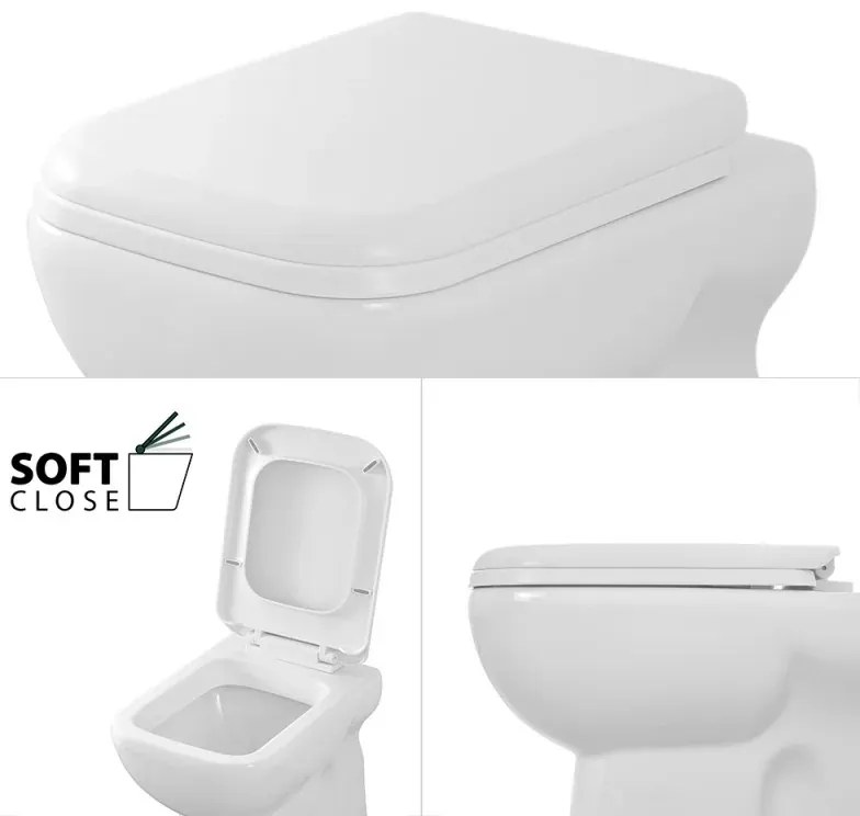 Copriwater originale per wc Miracle/Viva con chiusura soft-close