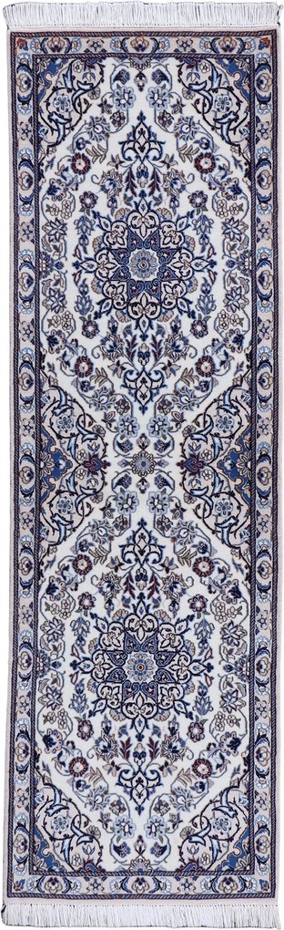 Nain Tappeto 200x60 (Iran) Annodato A Mano