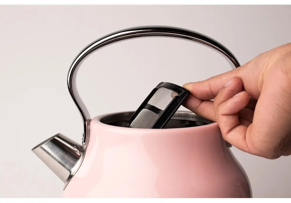 Bollitore rosa 1,7 l Heritage - Haden