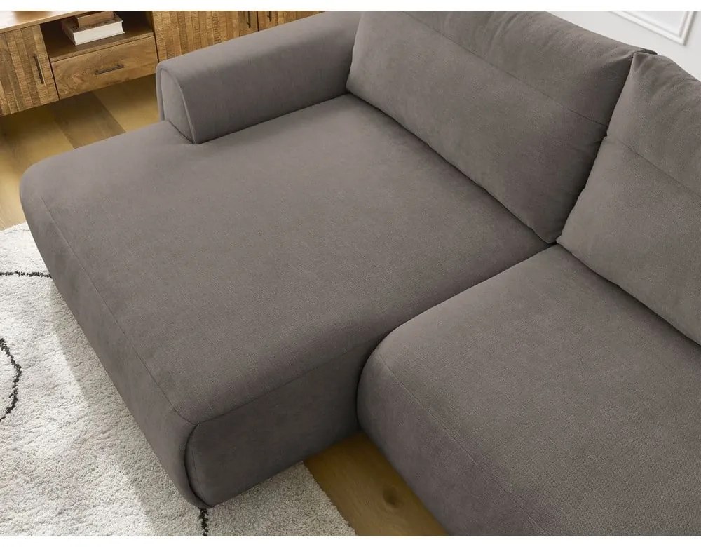 Divano angolare marrone Aden – Bobochic Paris