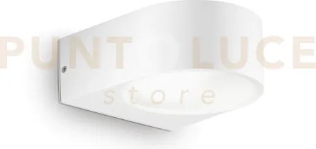 Iko applique da esterno ip54  1 luce attacco e27 bianco