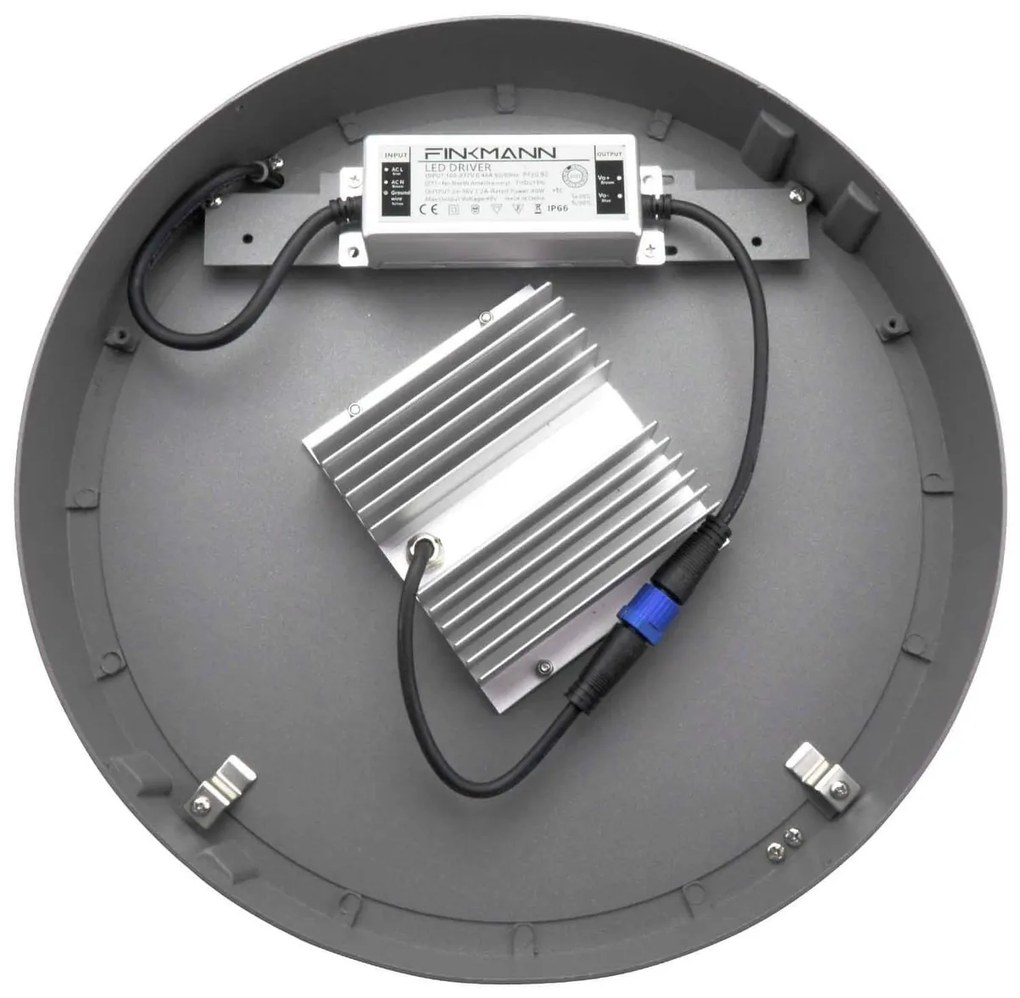 Lampione Stradale 40W 120lm/W Dual Gray - Lumileds Colore Bianco Naturale 4.000K