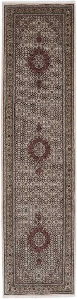 Tabriz Tappeto persiano 90 x 350 (Iran) Annodato A Mano