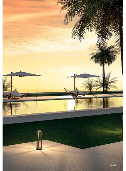 Redo 90578 - Lampada LED da esterno KALEN LED/8W/230V 3000K 50 cm IP65 antracite