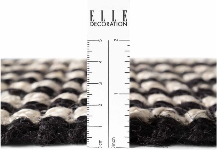 Tappeto in juta nero tessuto a mano 160x230 cm Harvest Ebony - Elle Decoration