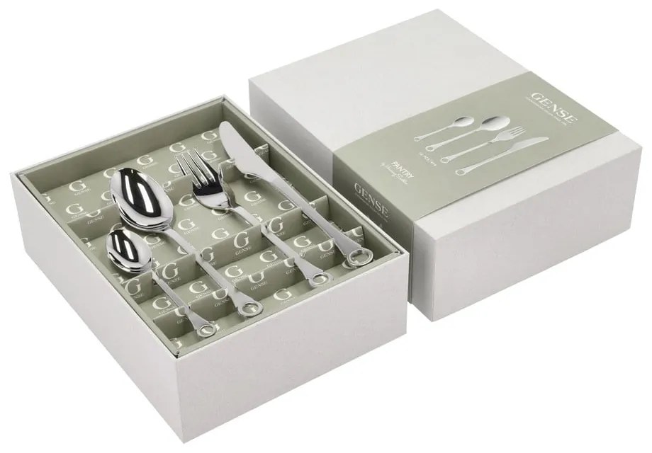 Posate argentate in acciaio inox 16 pz Pantry – Gense