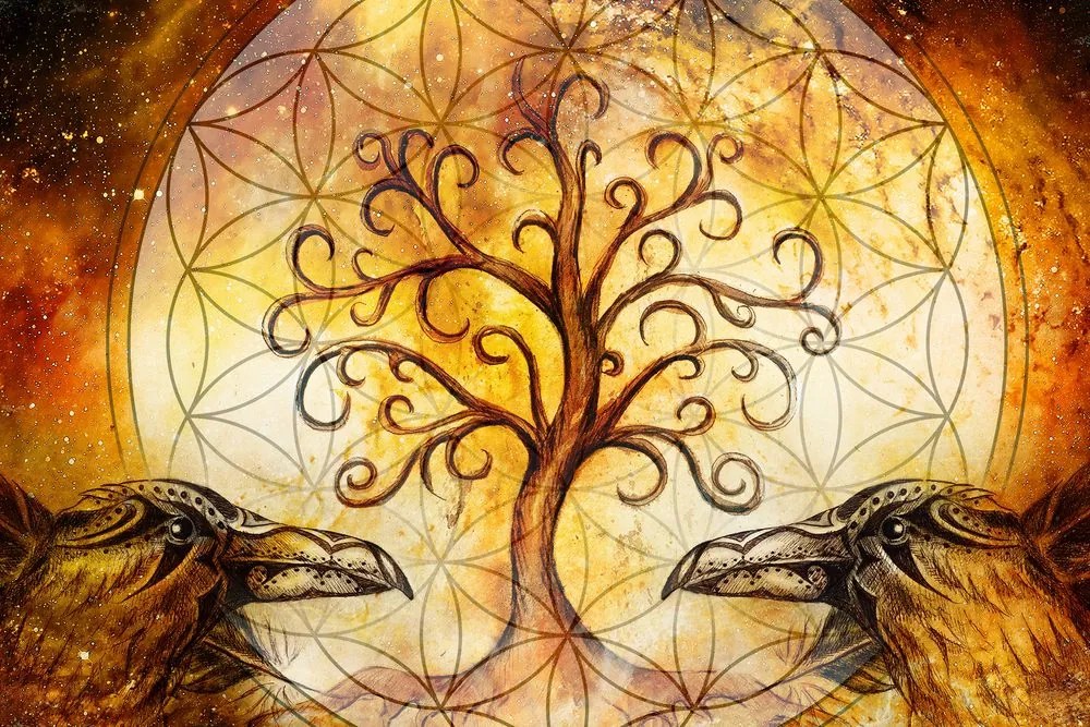 Quadro su tela – Albero della vita magico