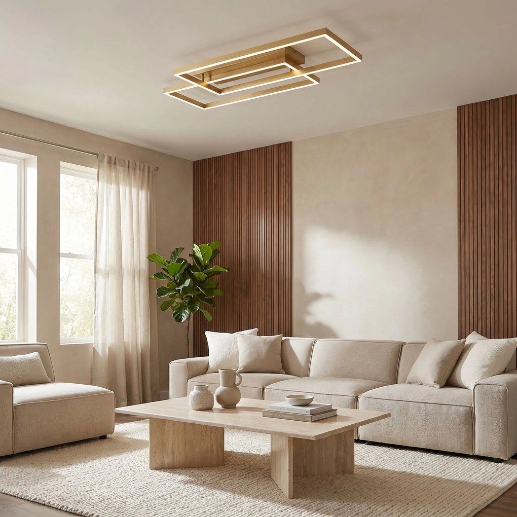 Lampada da soffitto LED SWE060-C BRUSH GOLD