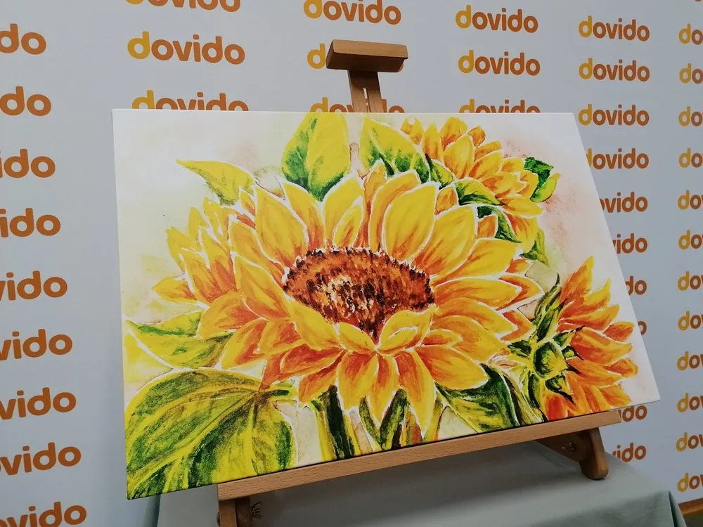 Stampa su tela – Splendido girasole