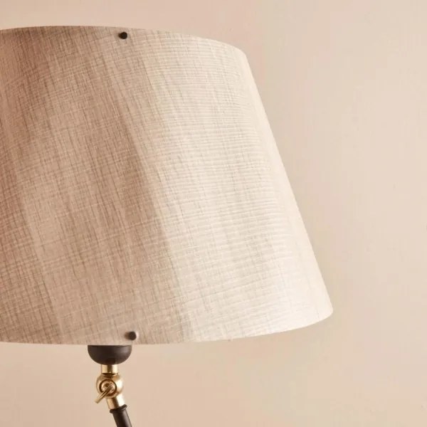 Lampada da terra AYD 1xE27/40W/230V nero/beige