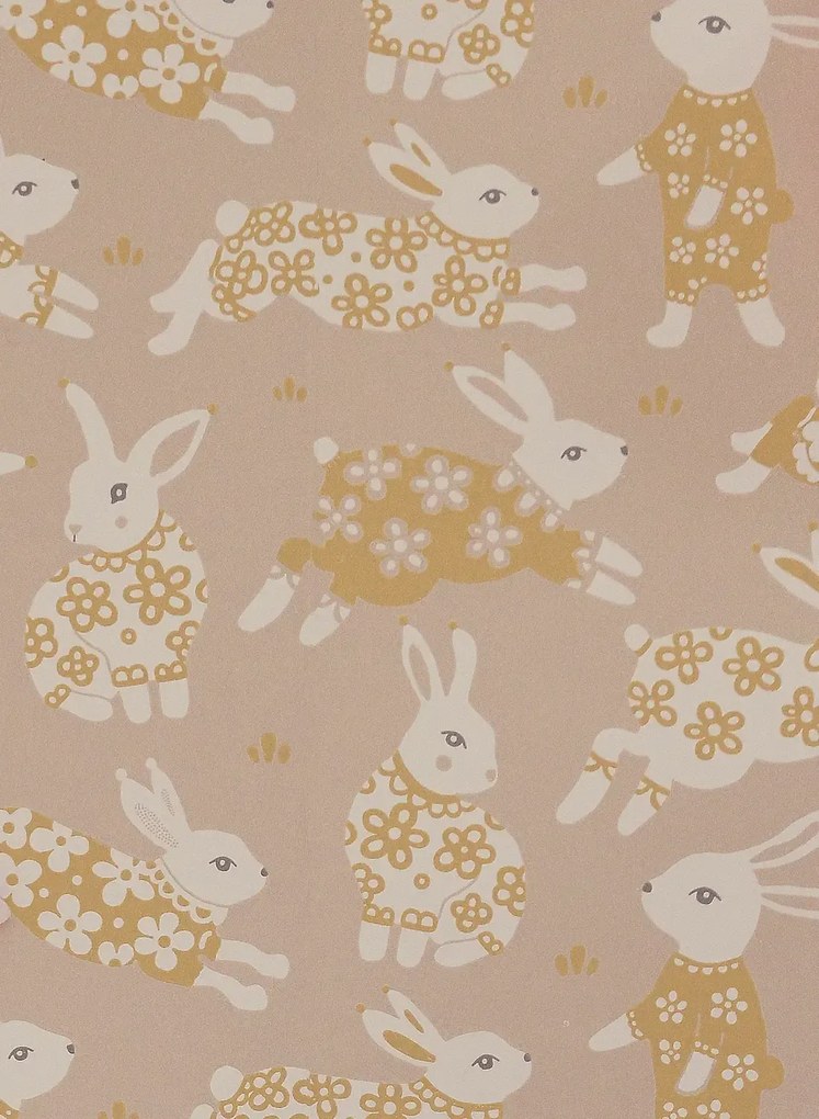 Majvillan Carta da parati Garden Party - Dusty Blush Pink