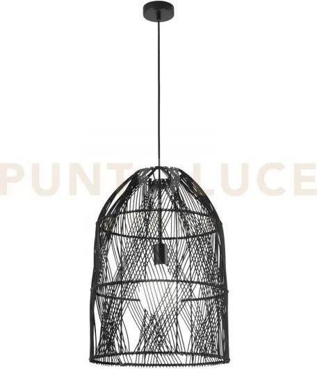Lampadario a sospensione ancella legno 1 luce attacco e27 40x40x212...