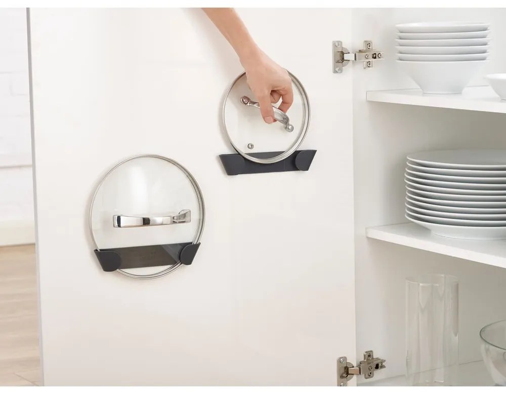 Set di portacoperchi senza foratura in plastica 4 pz CupboardStore – Joseph Joseph