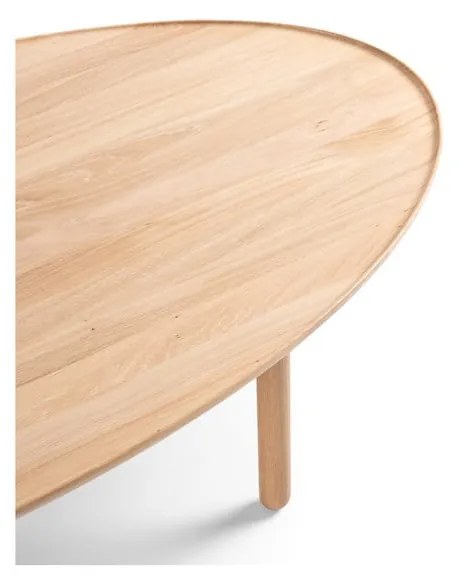 Tavolino in rovere naturale 65x120 cm Mu - Gazzda