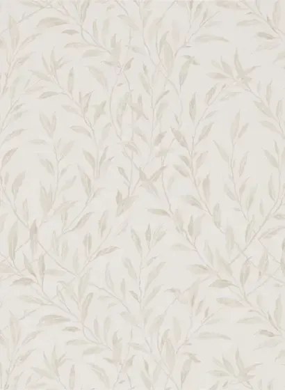 Florale Tapete Osier von Sanderson - Ivory/ Stone