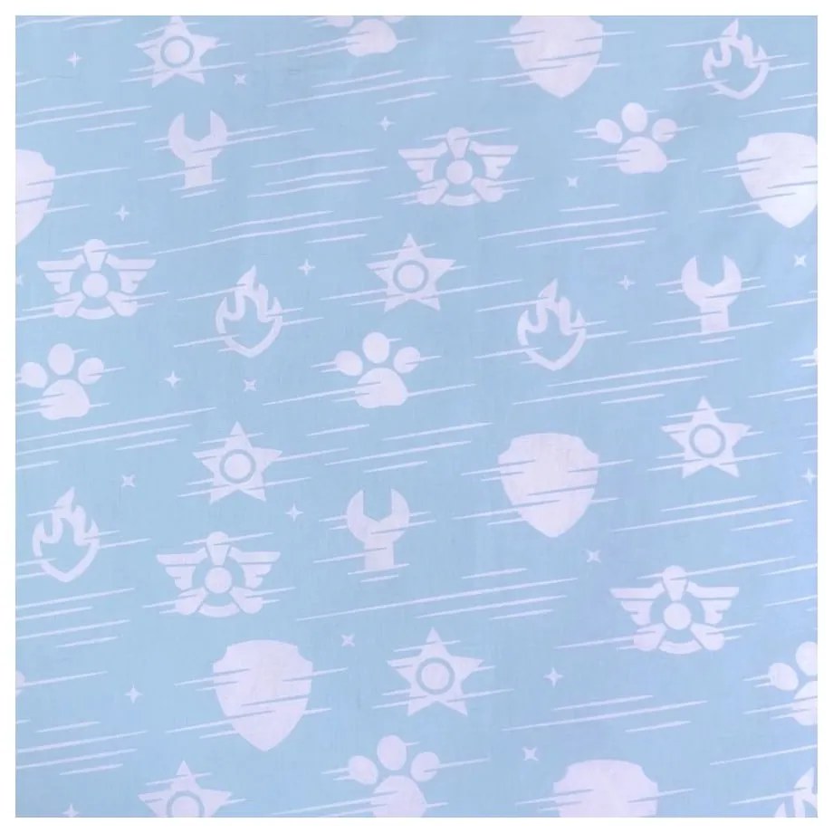 Set copripiumino e federa da bambini blu in cotone per letto singolo 140x200 cm Paw Patrol – Jerry Fabrics