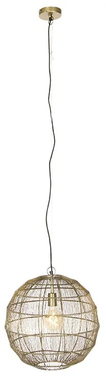 Lampada a sospensione moderna in ottone 42 cm - Bolti