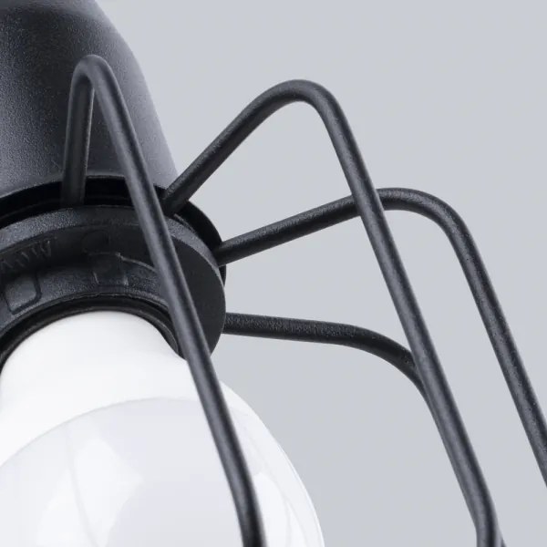 Sollux SL.1117 - Lampada da parete BELUCI 1xE14/40W/230V nero