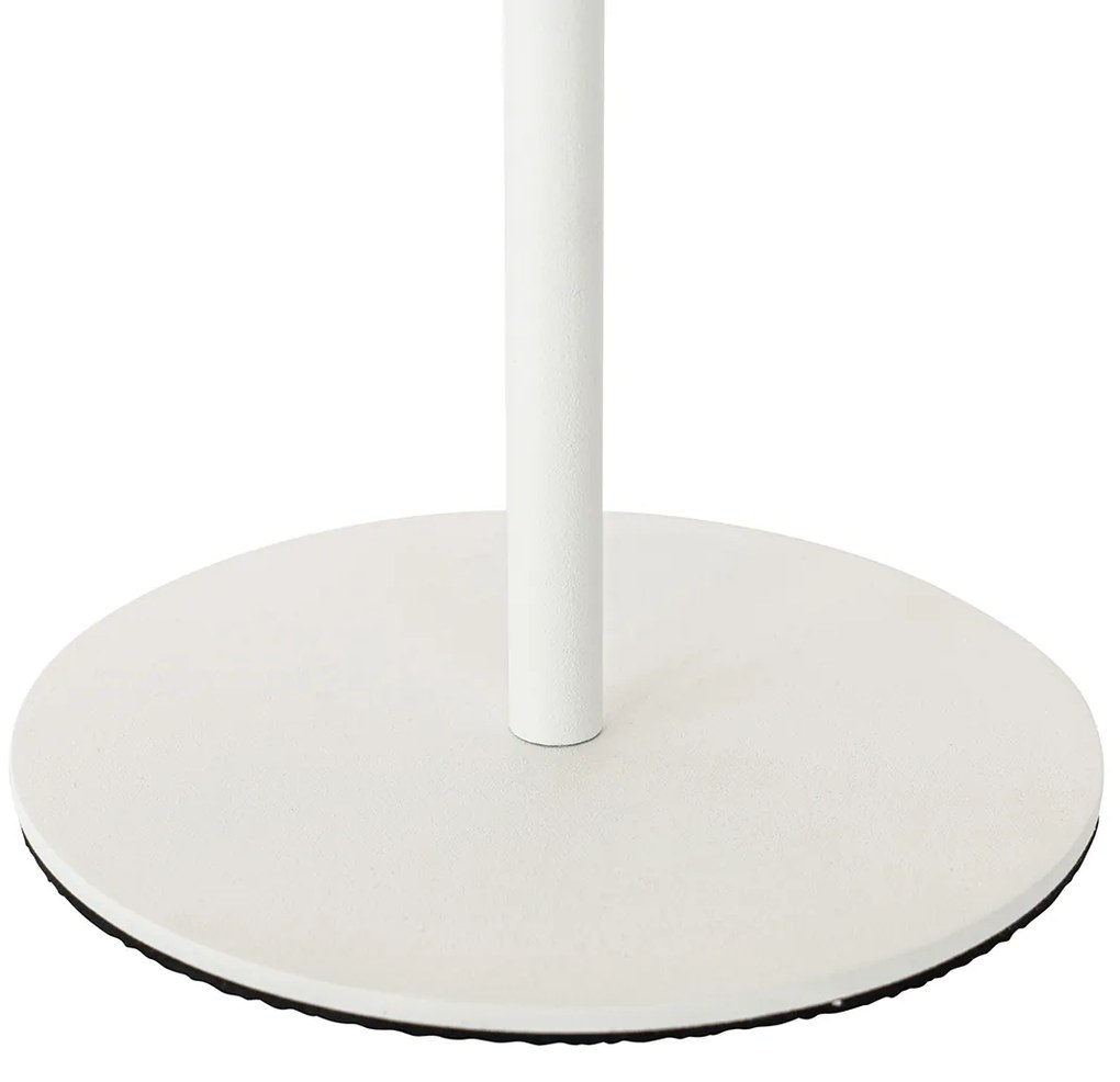 Lampada da tavolo bianca con LED dimmerabile e ricaricabile IP54 - Murdock