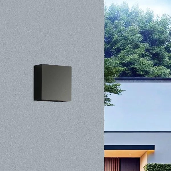 Brilagi - LED Applique da esterno DOUBLERAY LED/4W/230V nero IP65