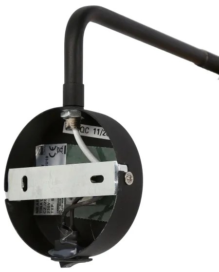 Lampada da muro TINA 1xGU10/15W/230V nero/oro