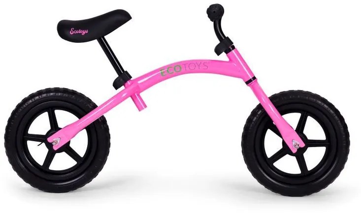 Bicicletta senza pedali rosa per bambini