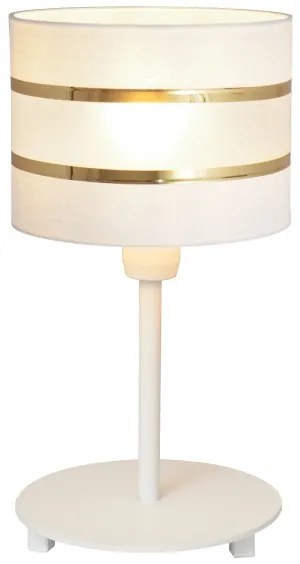 Lampada da tavolo HELEN 1xE27/15W/230V bianco/oro