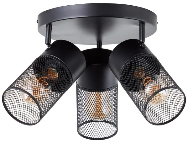 Brilliant - Faretto KAMOLO 3xE27/40W/230V nero