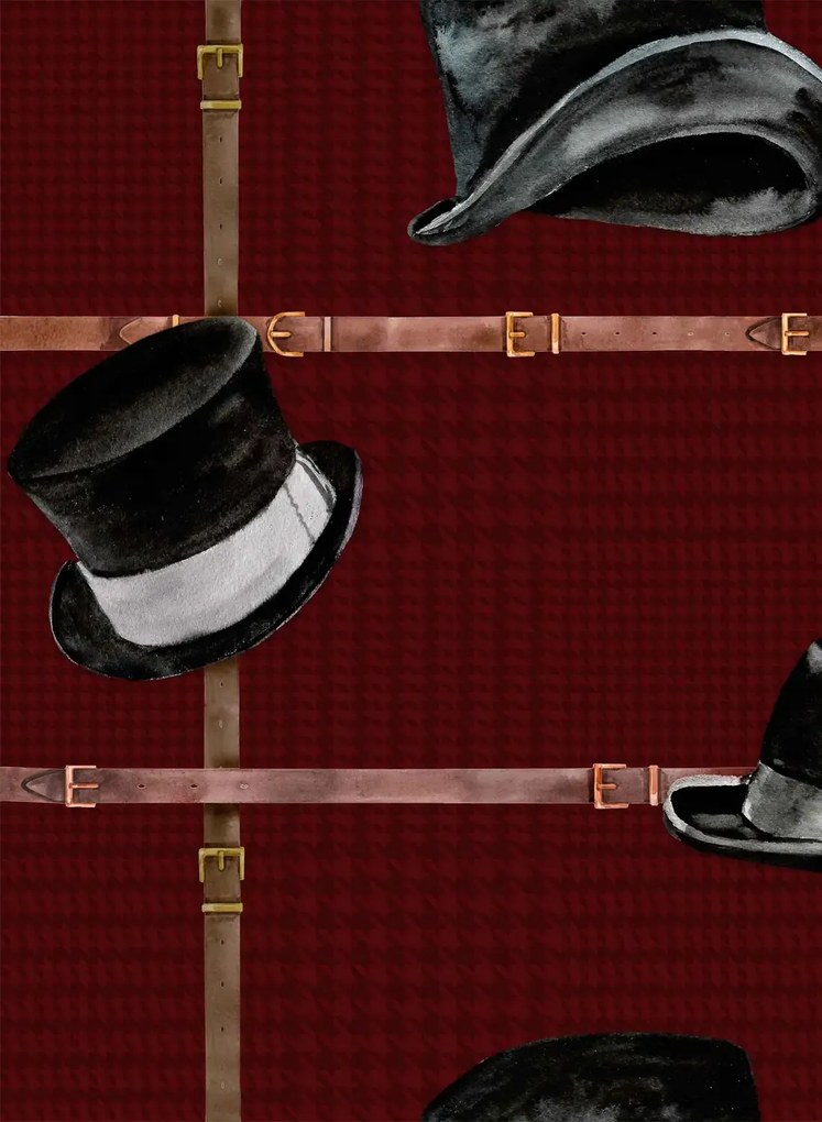 Coordonne Carta da parati Ascot - Wine