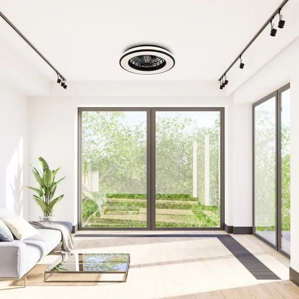 LED Plafoniera dimmerabile con ventilatore LED/48W/230V 3000-6500K + +TC