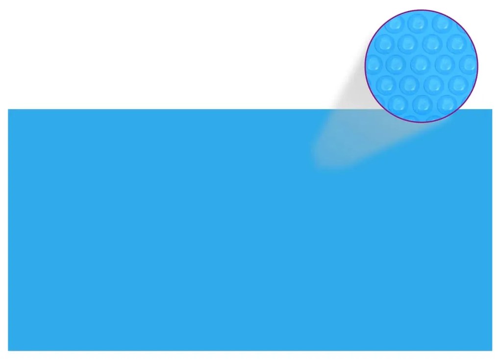 Copripiscina Rettangolare 1200x600 Cm İn Pe Blu /