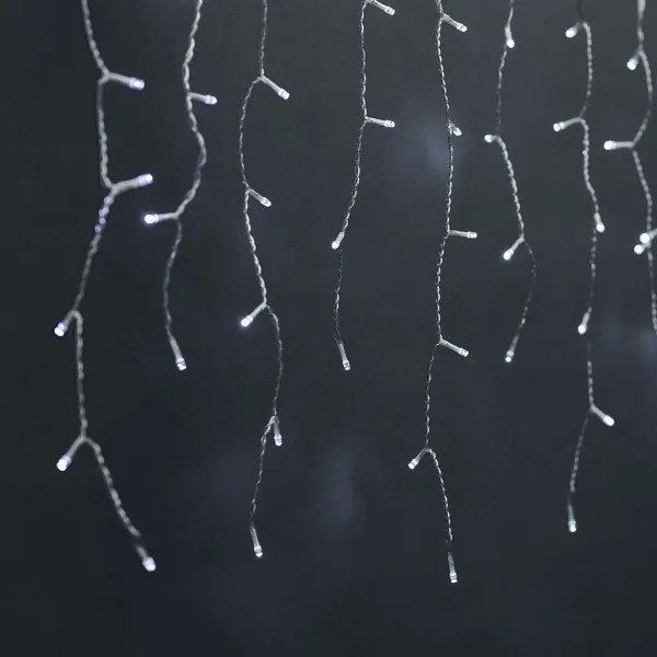 Nedis WIFILXC04W250 - Tenda natalizia LED 240xLED/11 funzioni 8m IP65 Wi-Fi Tuya