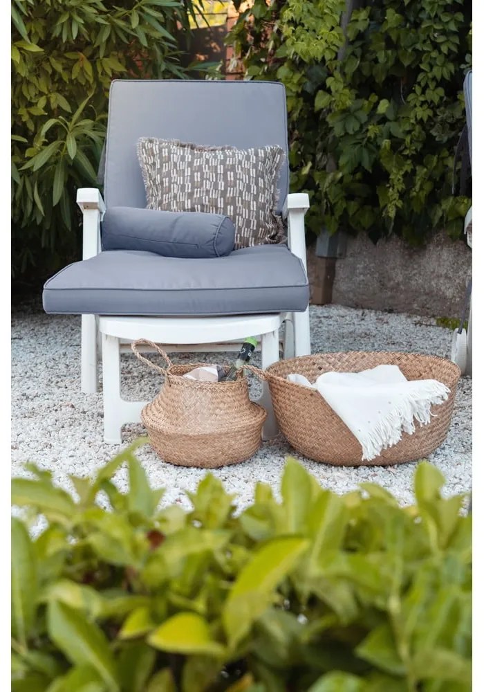 Cesto portaoggetti in seagrass chiaro , ⌀ 36 cm - Compactor