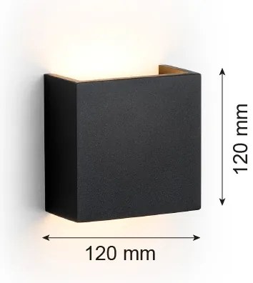 Argon 8359 - Applique a LED GENT LED/3,6W/230V 3000K nero