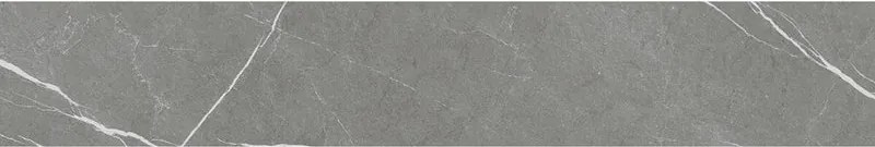 Piastrella battiscopa Eternal Dark in ceramica grigio opaco L 60 x H 10 cm x Sp 9 mm confezione da 9 ml