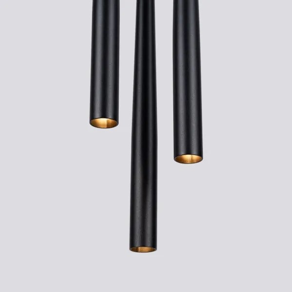 Sollux SL.1463 - Lampadario a sospensione con filo BLISS 3xG9/8W/230V nero