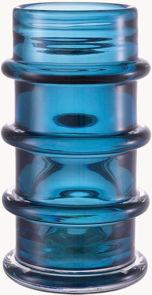 Vaso in vetro soffiato Bloom, alt. 30 cm