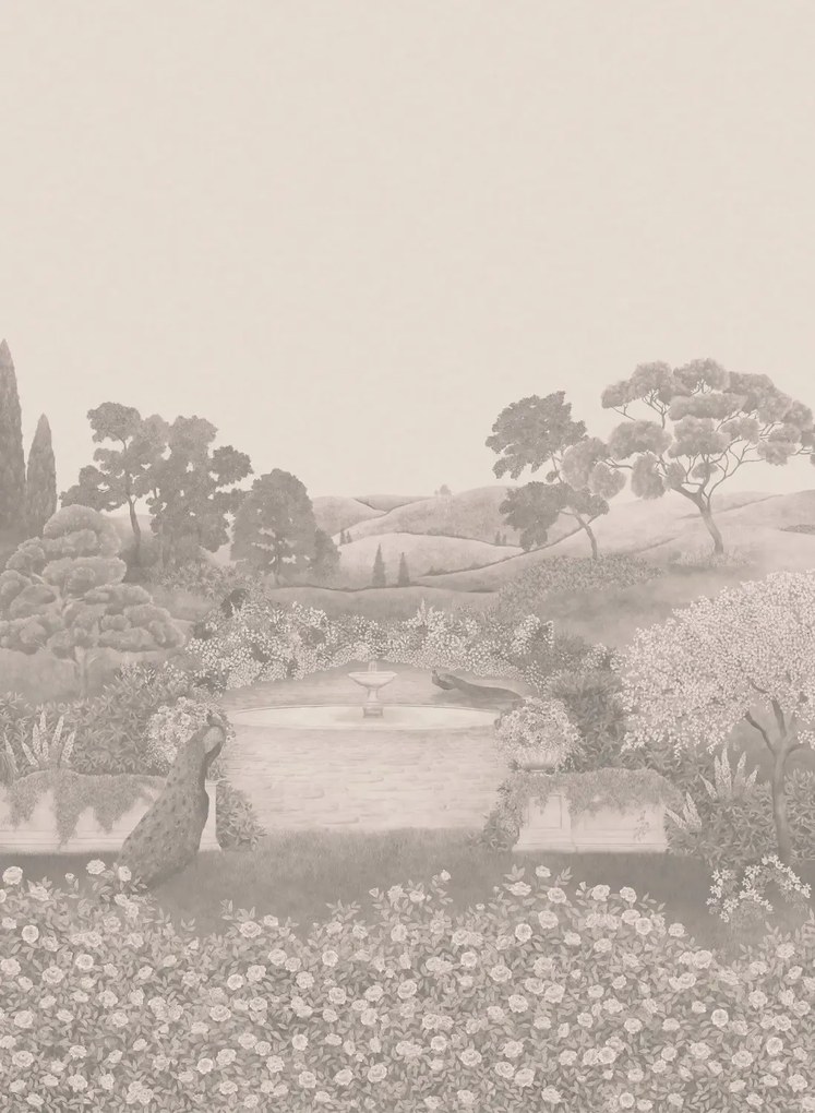 Cole & Son Carta da parati panoramica Idyll - Platinum Matte