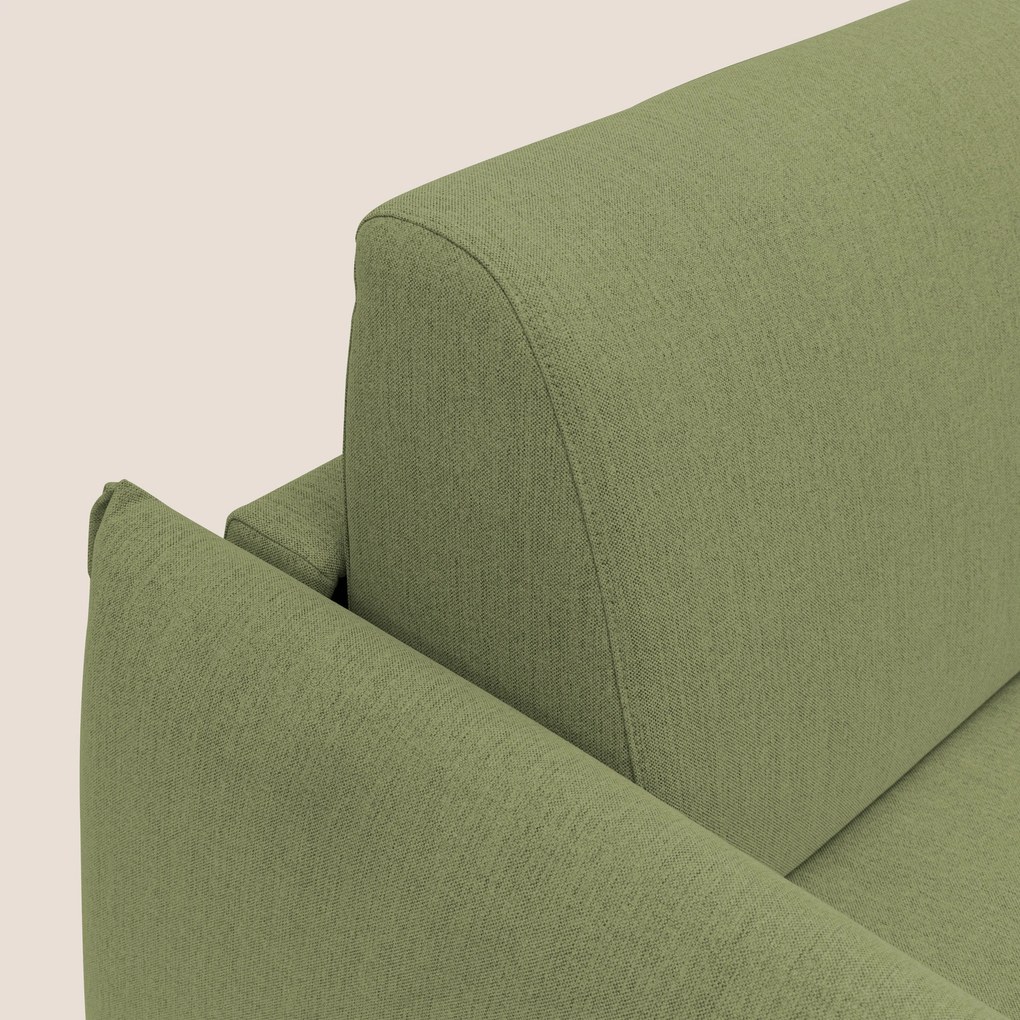 Scarlet divano letto in tessuto misto cotone impermeabile T19 verde