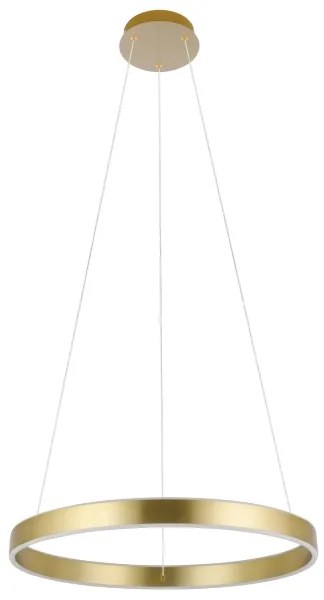 Eglo 33484 - Lampadario a sospensione con cavo ALCAZABA, 2x LED 18W, 230V, 3000K, Ø 55 cm, dorato