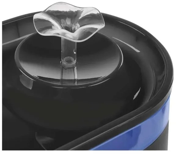 Fontana d'acqua per animali domestici 2,6 l/5V grigio