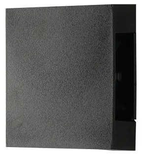 Brilagi - Applique da parete per esterni a LED QUADRAY LED/4W/230V nero IP65