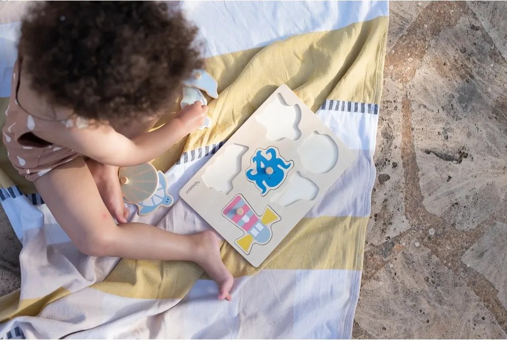 Puzzle in legno (6 pezzi) Ocean - Kindsgut