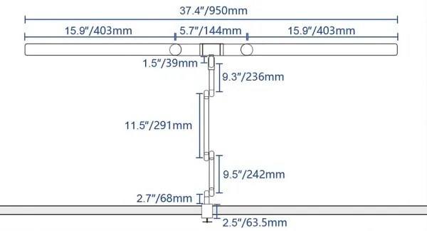 Lampada da tavolo LED dimmerabile con funzione Touch LED/24W/230V 3000-6500K CRI 92 nero