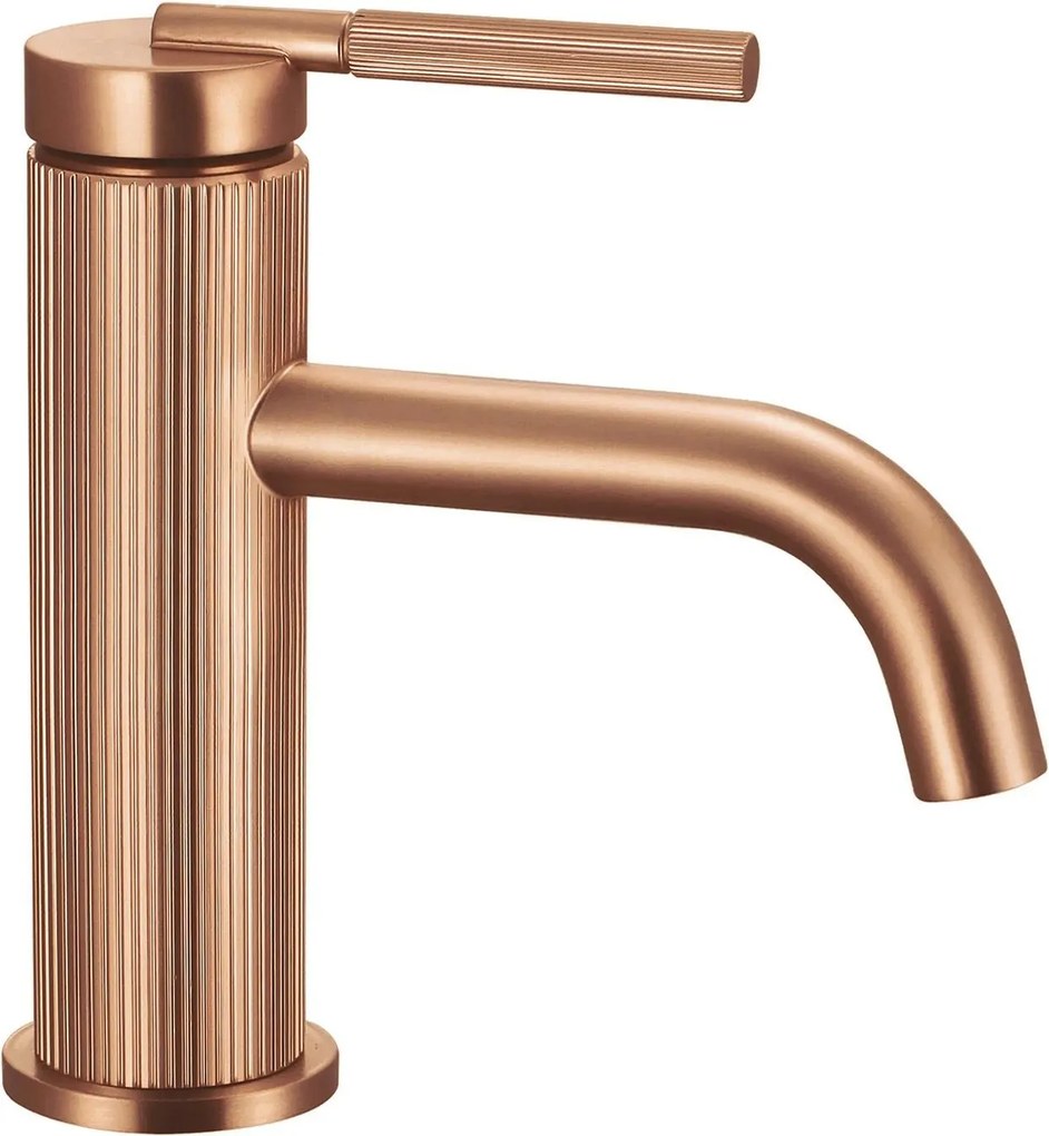 Rubinetto da lavabo Rea Argon Brush Copper Low