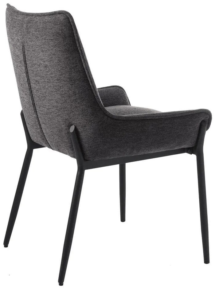 Sedia da pranzo grigio scuro Calgary - Unique Furniture