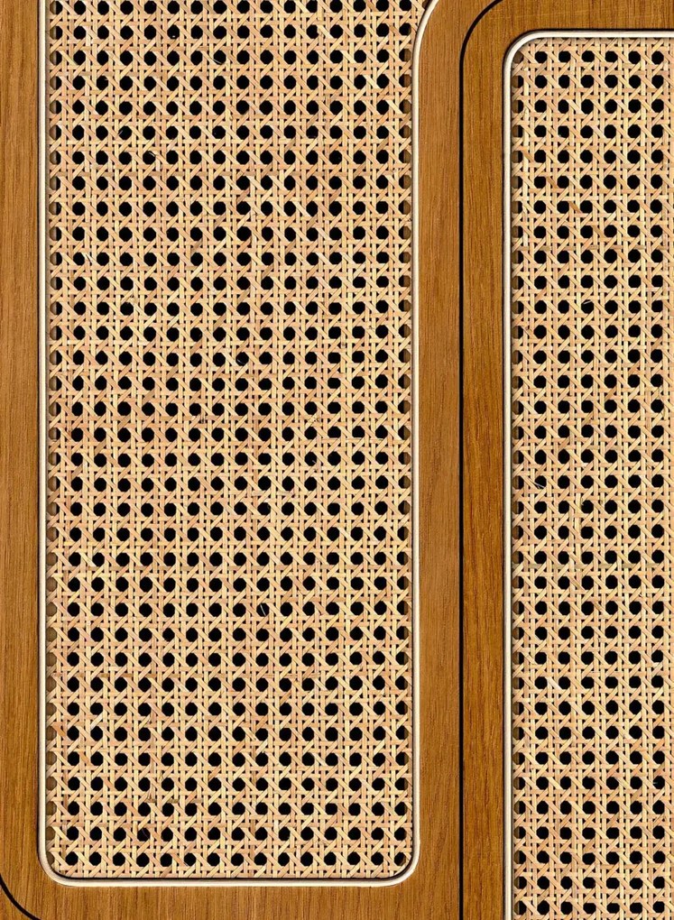 NLXL Carta da parati Angle Webbing Oak - VOS-04