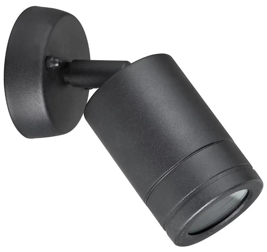 Applique da esterno OLIMP 2 1xGU10/8W/230V IP44 nero